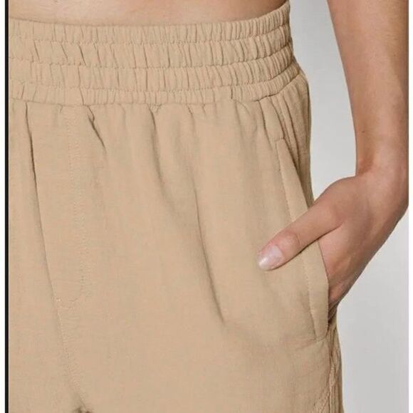 COTTON ON BODY - L Sz XS Woven (100% Cotton) Loose Fit Dance Pants/“Sesame”. NWT - Picture 16 of 16